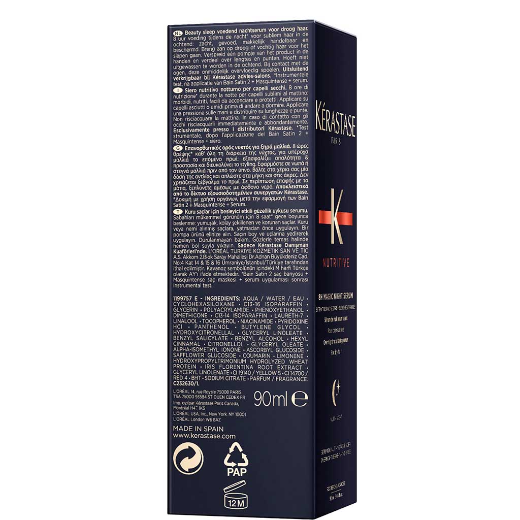 Kerastase Nutritive 8h Magic Night Hair Serum 90ml - KERASTASE - Duty Free