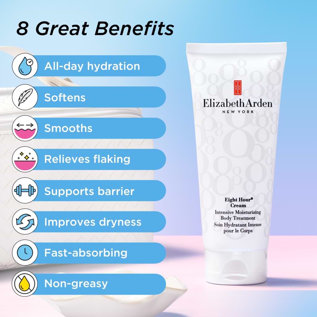 Elizabeth Arden Eight Hour Cream Moisturizing Body Treatment 400ml - ELIZABETH ARDEN - Duty Free