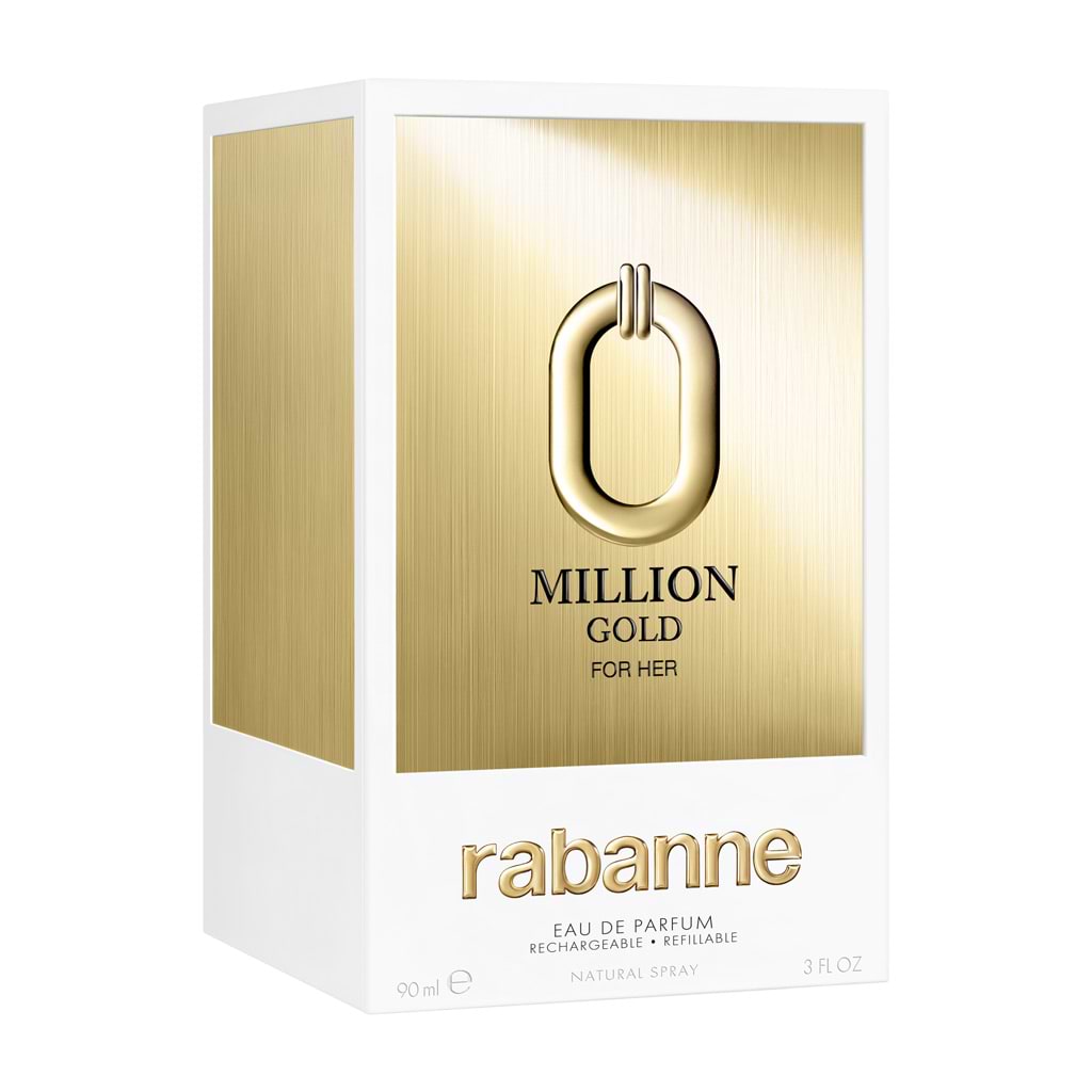 Paco Rabanne Million Refillable Gold Edp 90ml - PACO RABANNE - Duty Free