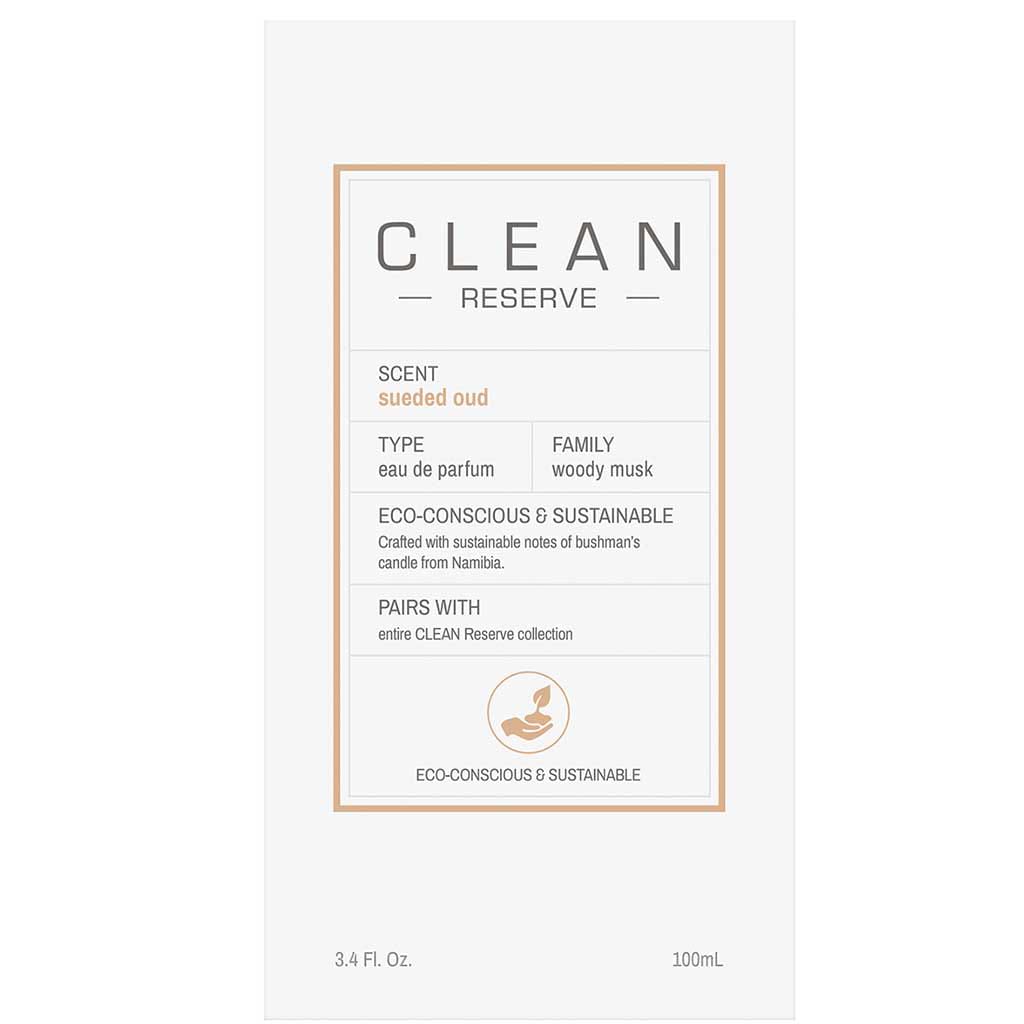 Clean Reserve Sueded Oud Edp 100ml - CLEAN - Duty Free
