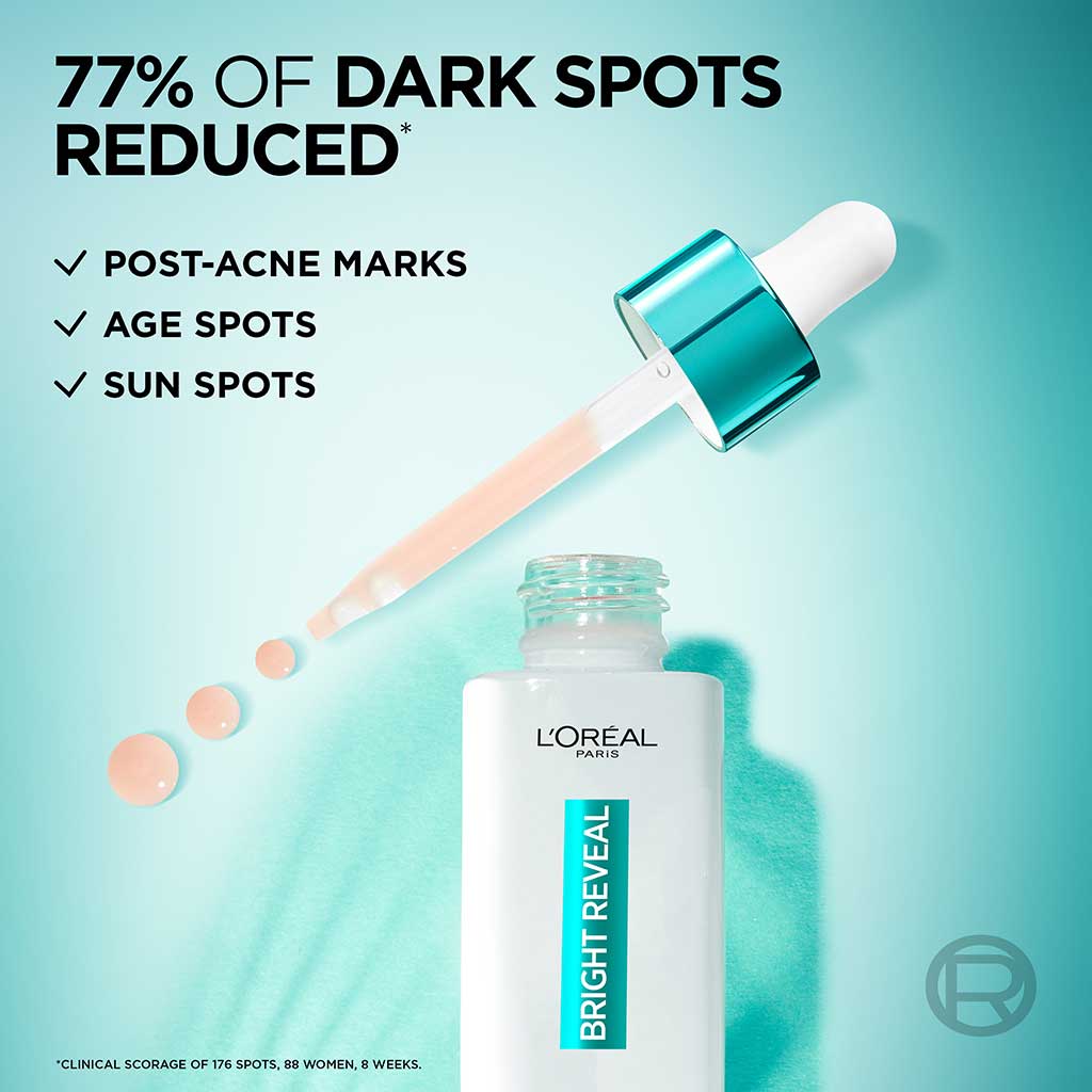 Loreal Paris Bright Reveal Dark Spot Face Serum 30ml - LOREAL PARIS - Duty Free