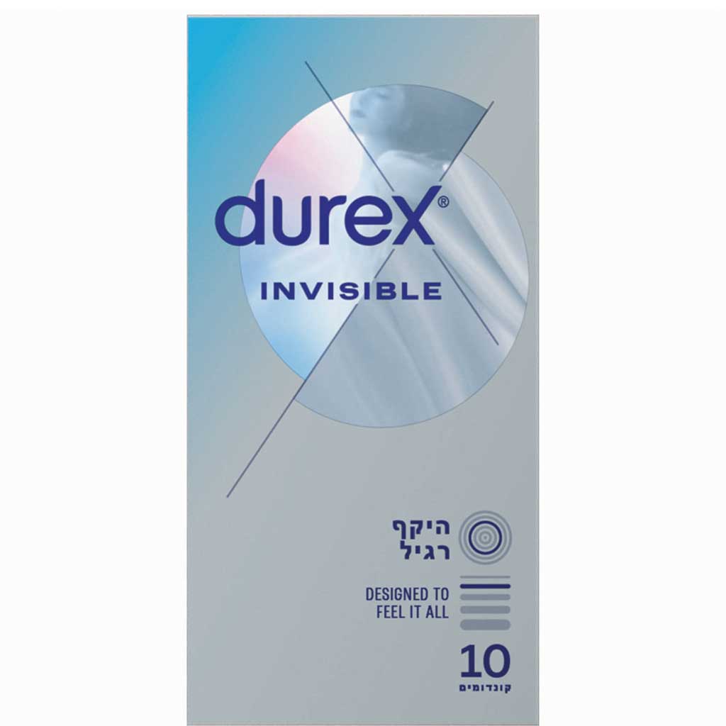 Durex Invisibale Condoms Box 10 Units -  Duty Free