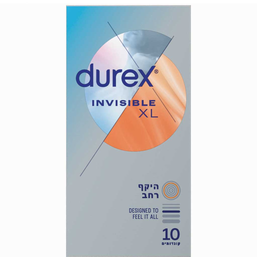 Durex Invisivble Xl Condoms Box 10units -  Duty Free