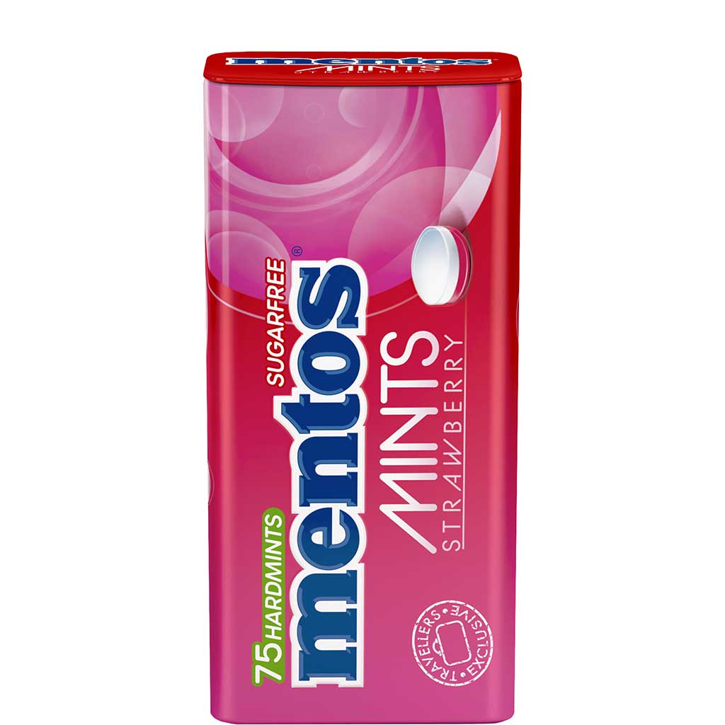 Mentos Mints Strawberry 52.5g - MENTOS - Duty Free Mentos Mints Strawberry 52.5g - MENTOS - Duty Free