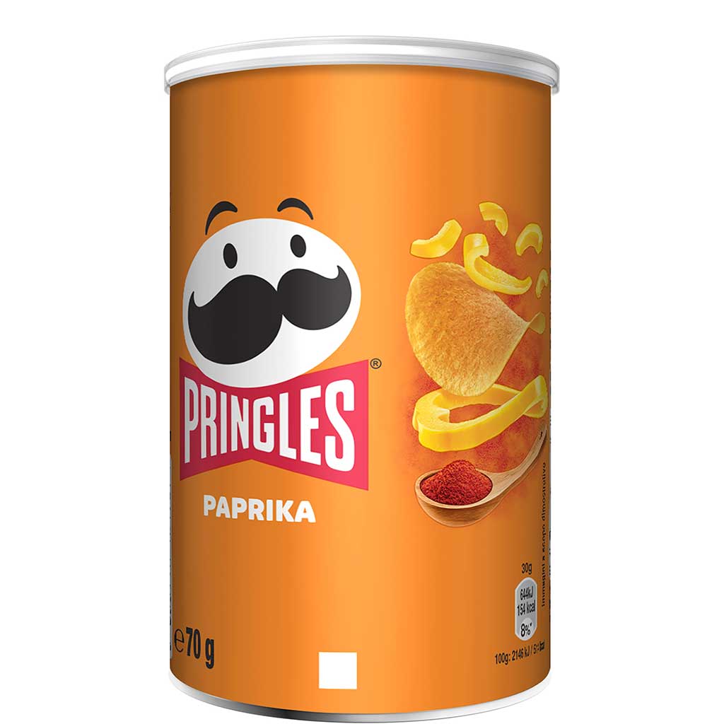 Pringles Hot Paprika 70g - PRINGLES - Duty Free
