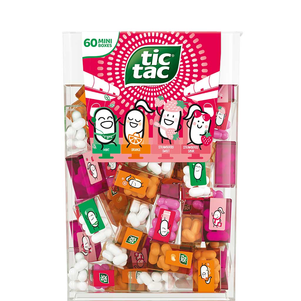 Tic Tac Liliput Strawberry (3.8x60) 228g - TIC TAC - Duty Free