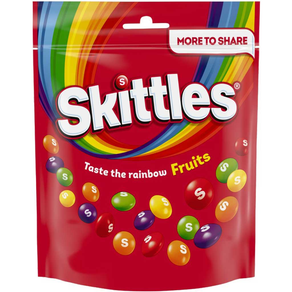 Skittles Fruit Pouch 318g - SKITTLES - Duty Free