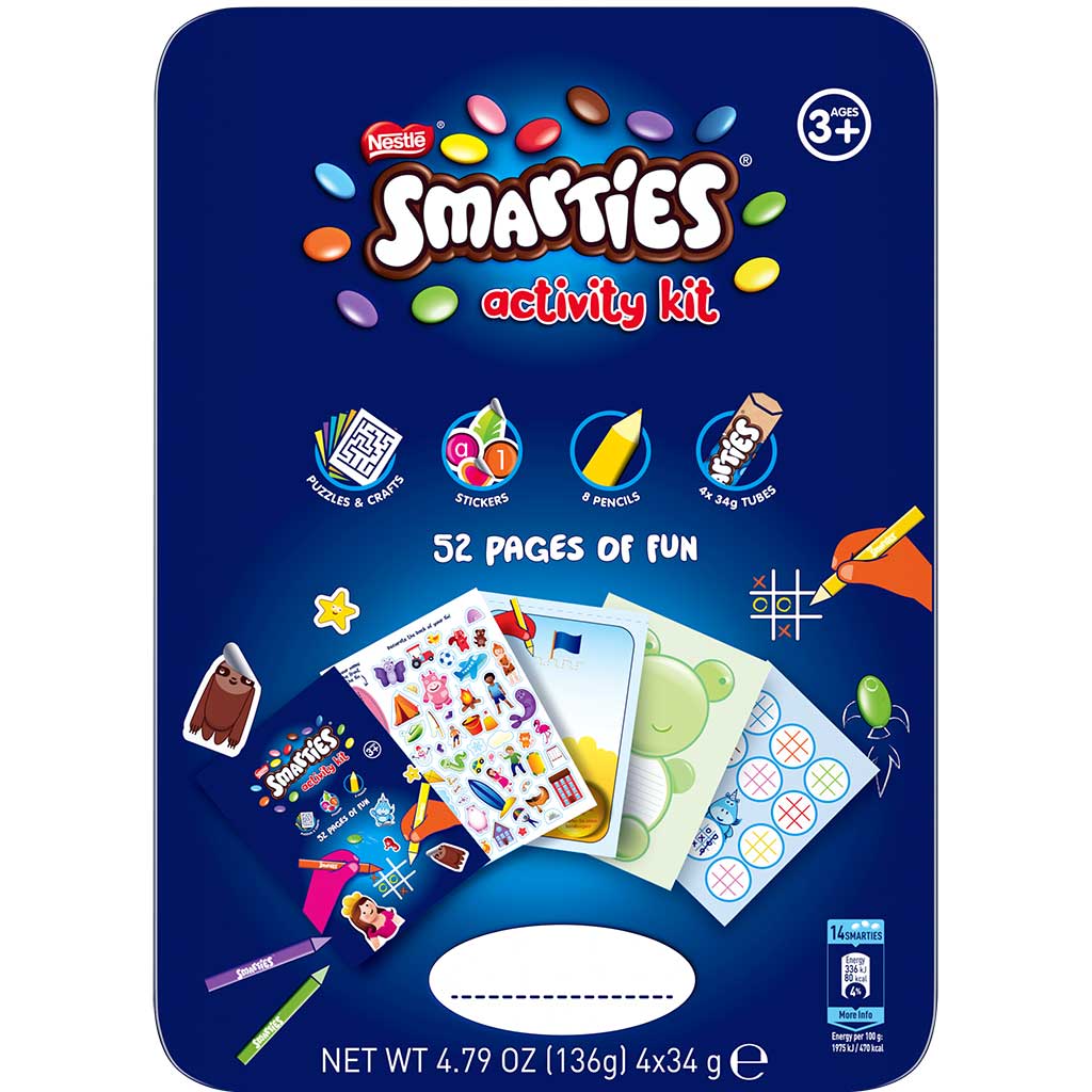 Smarties Activity Kit (4x34g)136g - SMARTIES - Duty Free