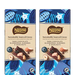 Nestle Tablet Set Dark Blueberry Hazelnuts Almond 170gx2 - NESTLE - Duty Free Nestle Tablet Set Dark Blueberry Hazelnuts Almond 170gx2 - NESTLE - Duty Free