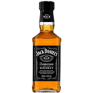Jack Daniel's Black Label No.7 Whiskey 40% 200ml - JACK DANIEL'S - Duty Free Jack Daniel's Black Label No.7 Whiskey 40% 200ml - JACK DANIEL'S - Duty Free