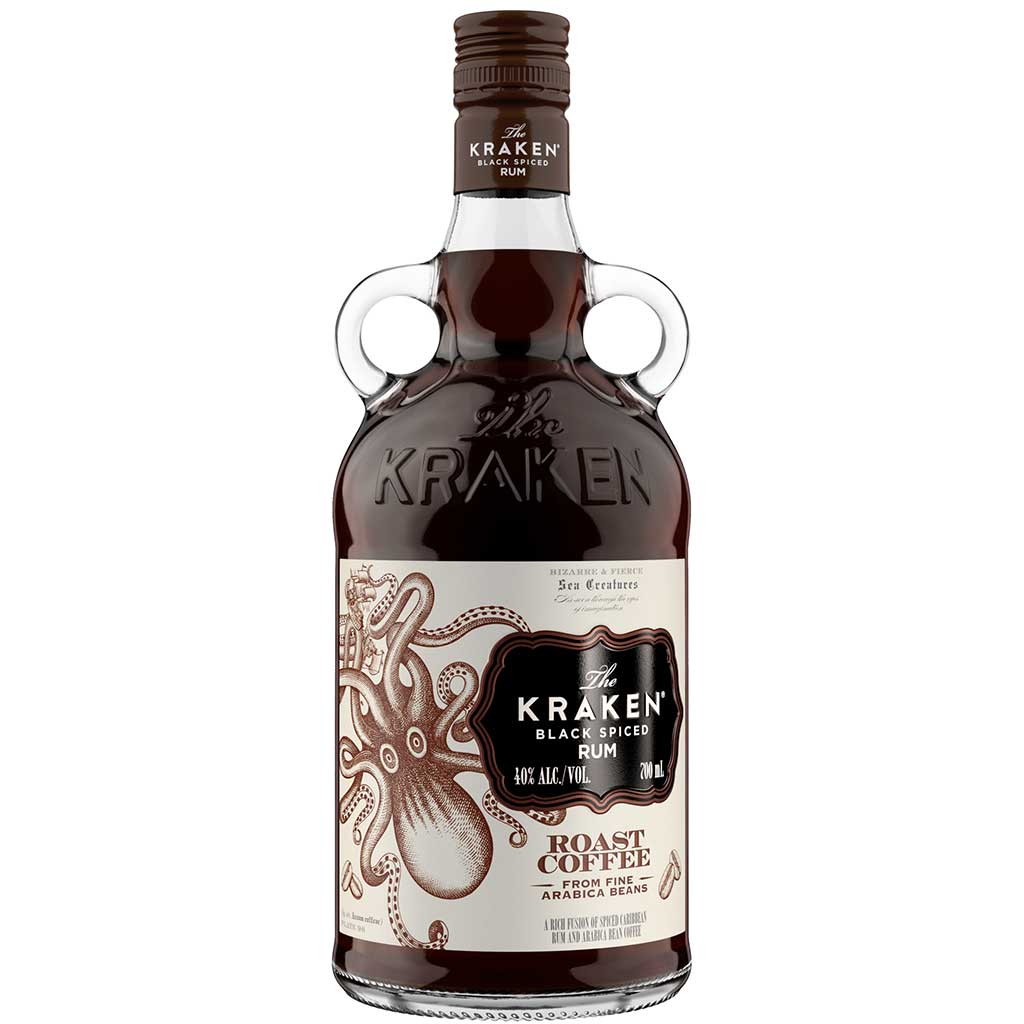 The Kraken Roast Coffee Black Spiced Rum 40% 1L - THE KRAKEN - Duty Free