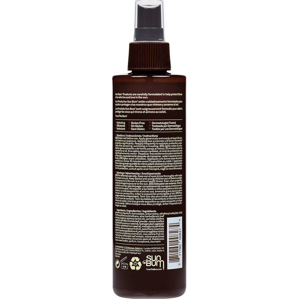 Sun Bum Body Oil Tanning Spf15 250ml - SUN BUM - Duty Free