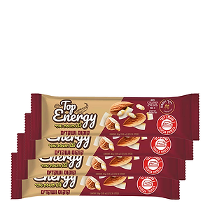 Derech Hteva Top Energy Mix Coconut And Almonds 4x30g - DERECH HATEVA - Duty Free Derech Hteva Top Energy Mix Coconut And Almonds 4x30g - DERECH HATEVA - Duty Free