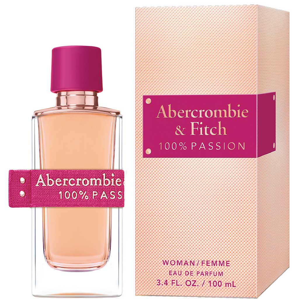 Abercrombie & Fitch 100% Passion Women Edp 100ml - ABERCROMBIE & FITCH - Duty Free
