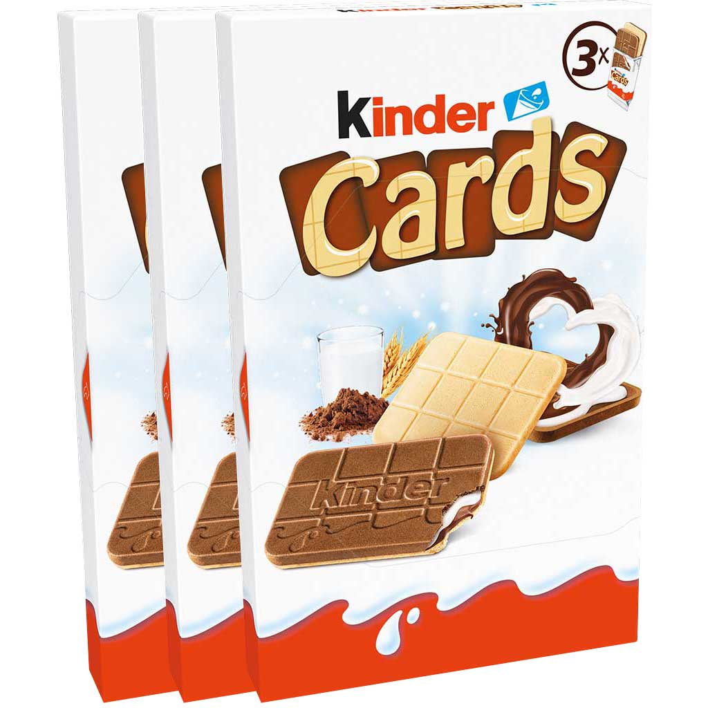 Kinder Cards Set 76.8gX3 - KINDER - Duty Free