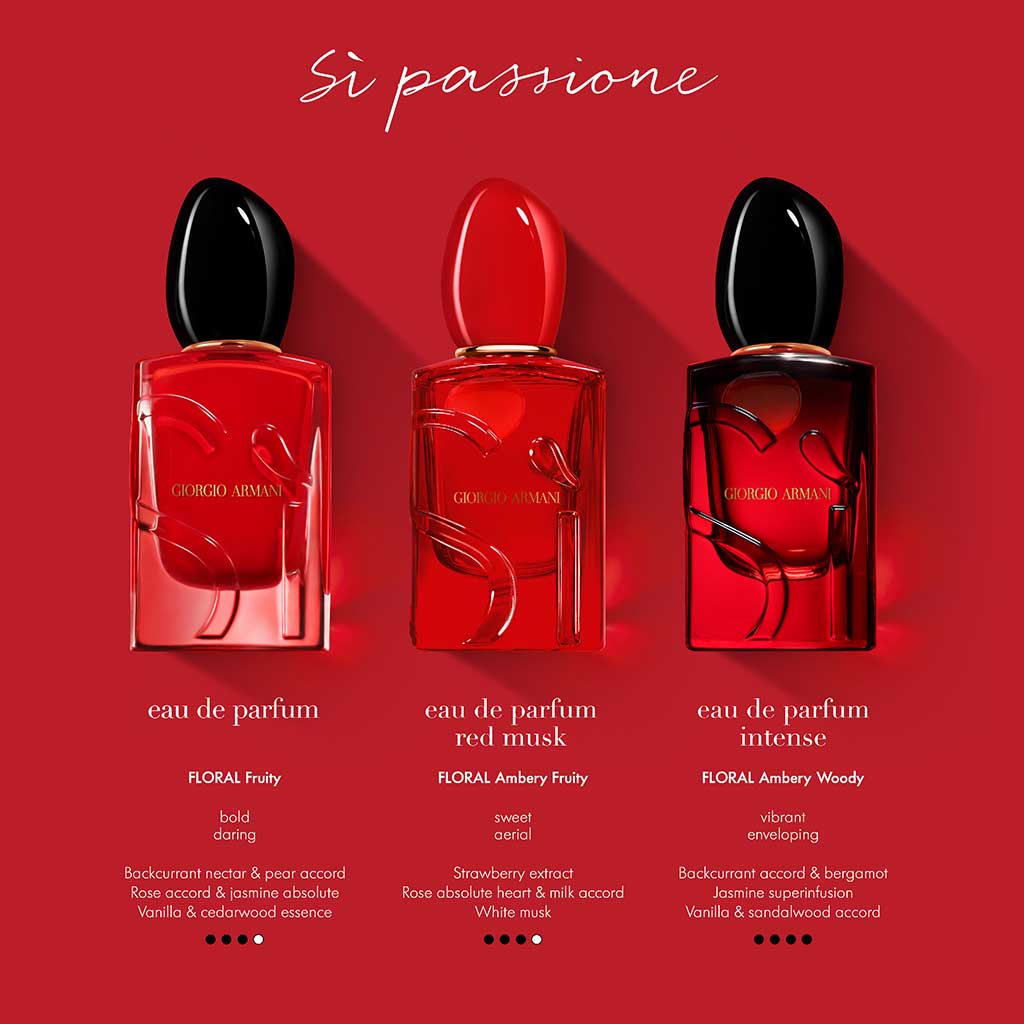 Giorgio Armani Si Passione Red Musk Edp 90ml - GIORGIO ARMANI - Duty Free