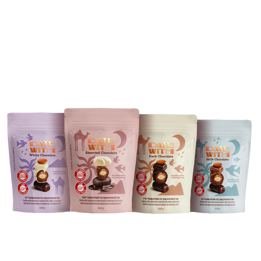 Date With Dark Chocolate 220g - DATE WITH - Duty Free