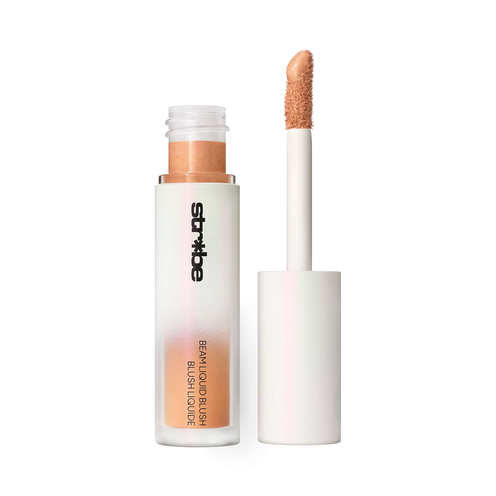 MAC Strobe Beam Liquid Blush - MAC - Duty Free - סומק נוזלי שנוצר לאור השמש או לזרקורי הבמה. פורמולה על בסיס מים , שקופה ונבנית שכבות , זמינה בגוונים שפותחו על ידי אמנים להארה , עיצוב והצללה לתוצאה מותאמת