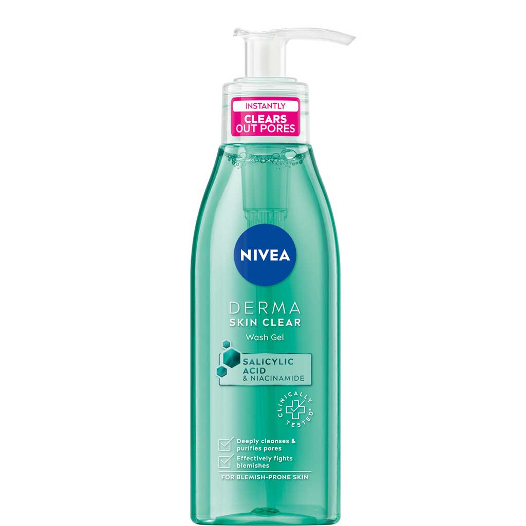 Nivea Derma Skin Clear Salic Acid &niac Face Clean Gel 150ml - NIVEA - Duty Free Nivea Derma Skin Clear Salic Acid &niac Face Clean Gel 150ml - NIVEA - Duty Free