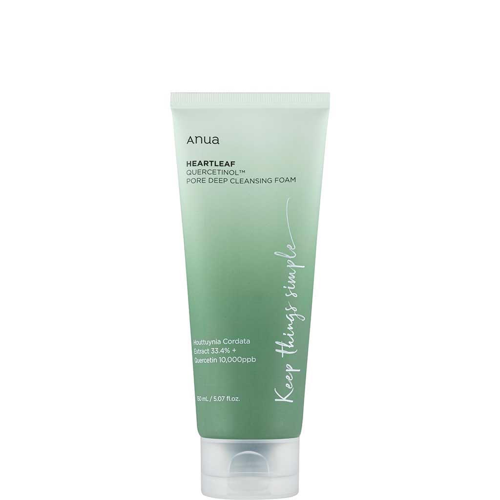 Anua Heartleaf Quercetinol Pore Deep Face Cleansing Foam 150ml - ANUA - Duty Free