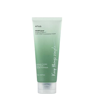 Anua Heartleaf Quercetinol Pore Deep Face Cleansing Foam 150ml - ANUA - Duty Free Anua Heartleaf Quercetinol Pore Deep Face Cleansing Foam 150ml - ANUA - Duty Free