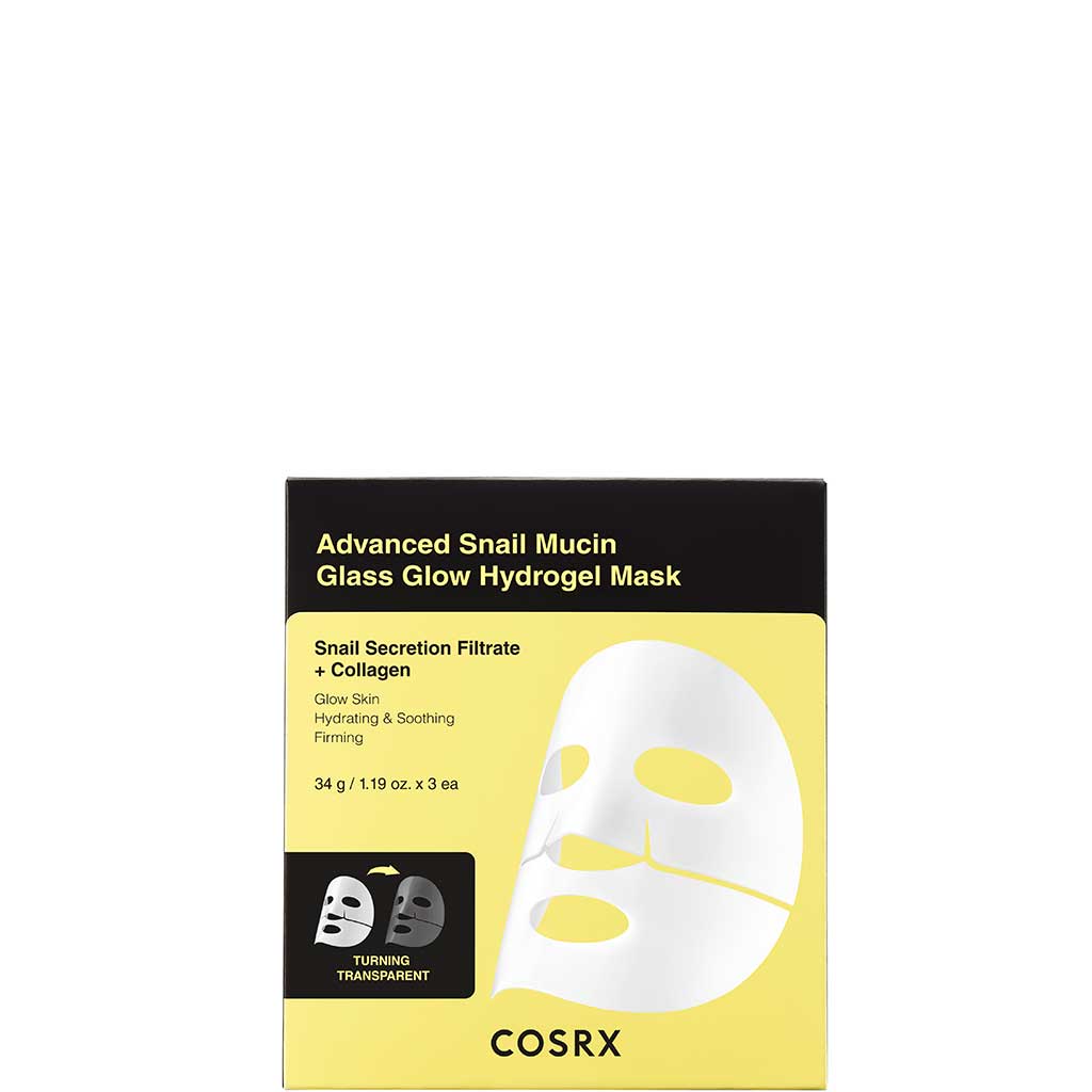 Cosrx Advanced Snail Mucin Glass Glow Hydrogel Face Mask 3units Set - COSRX - Duty Free