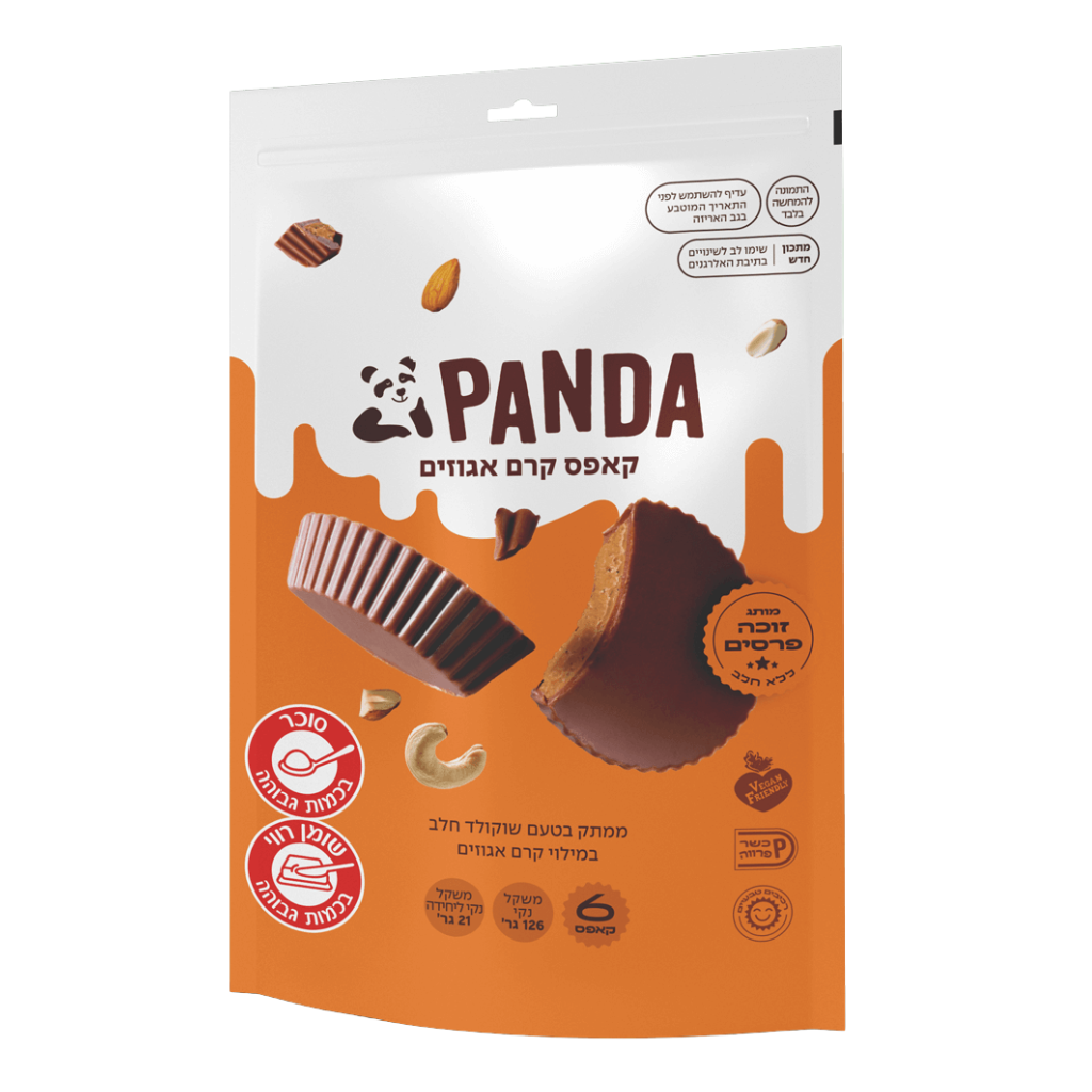Panda Cups Nuts Chocolate 126g - PANDA - Duty Free