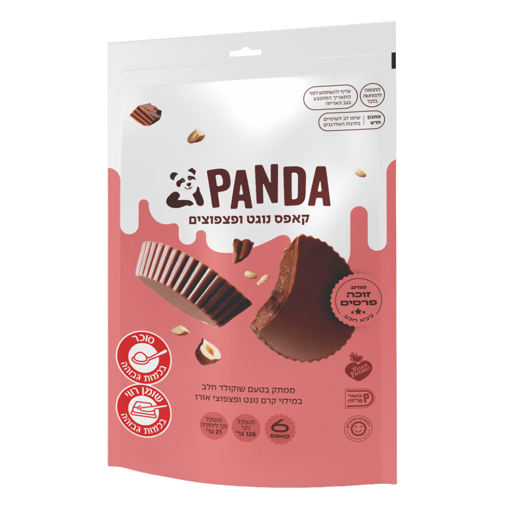 Panda Cups Crackling Chocolate Bag 127g - PANDA - Duty Free