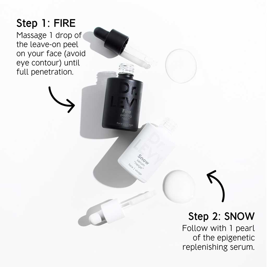 Dr Levy Fire & Snow Night Face Serum 4unit X 10ml - DR. LEVY - Duty Free