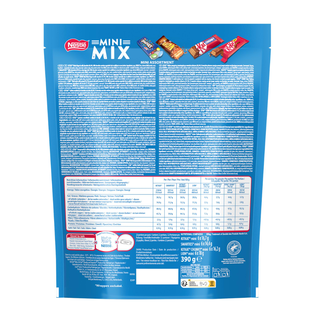 Nestle Mini Mix Sharing Bag 390g - NESTLE - Duty Free