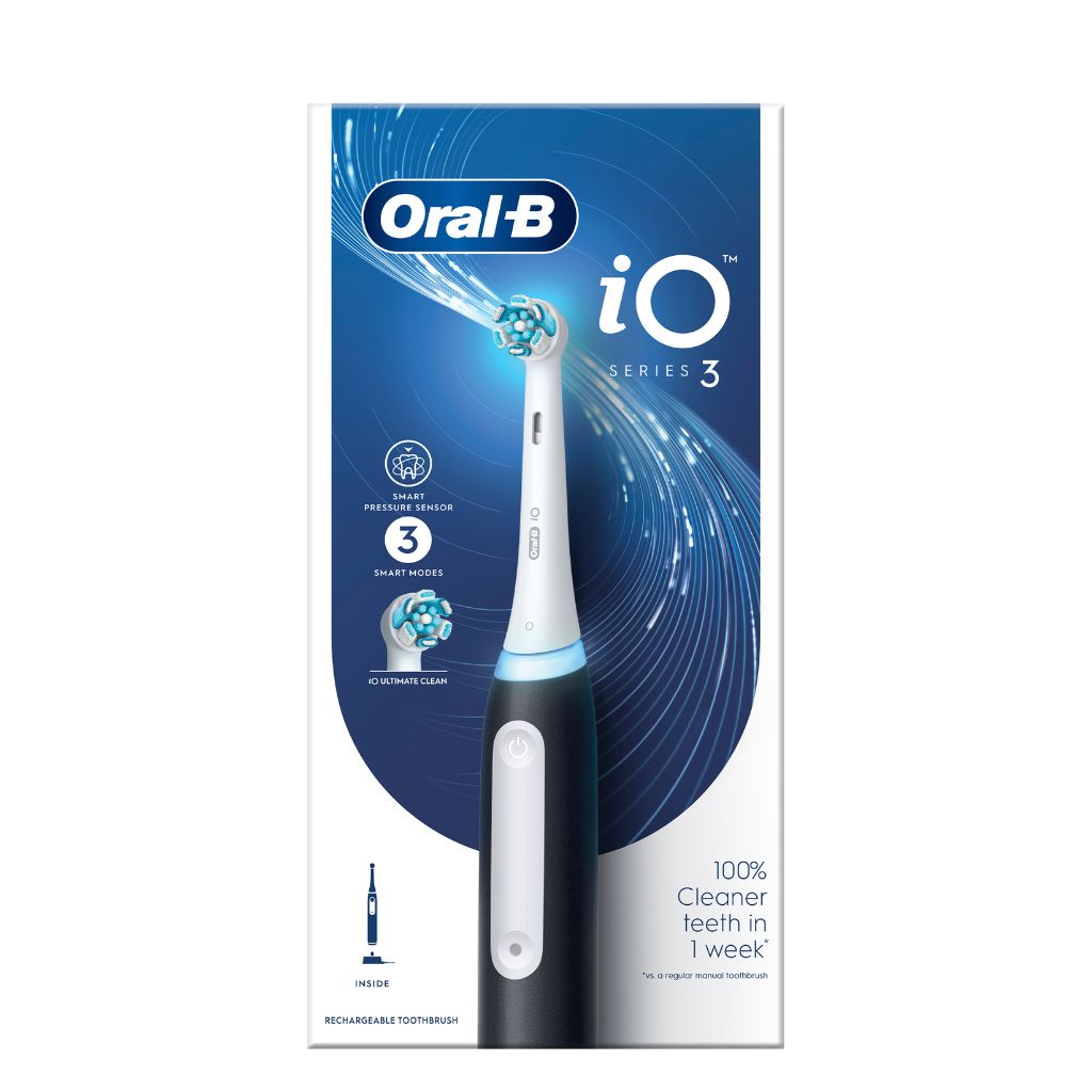Oral-b Io3 Black  Electric Toothbrush - ORAL-B - Duty Free