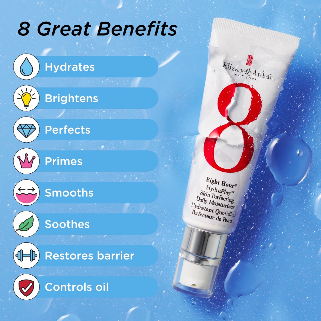 Elizabeth Arden Eight Hour HydraPlay(TM) Skin Perfecting Daily Moisturizer, 45ml - ELIZABETH ARDEN - Duty Free