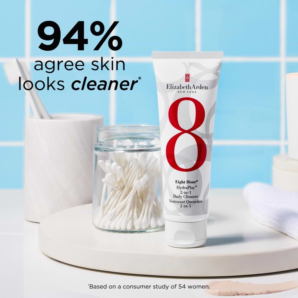 Elizabeth Arden Eight Hour HydraPlay(TM) 2-in-1 Daily Cleanser, 125ml - ELIZABETH ARDEN - Duty Free
