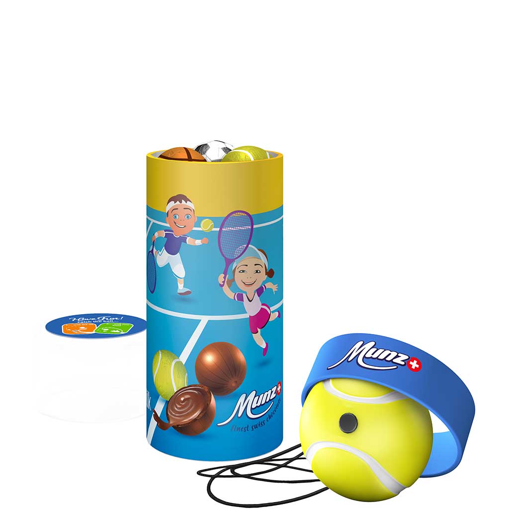Munz Sportsline Munz Tennis Tin Chocolate 108g - MUNZ - Duty Free
