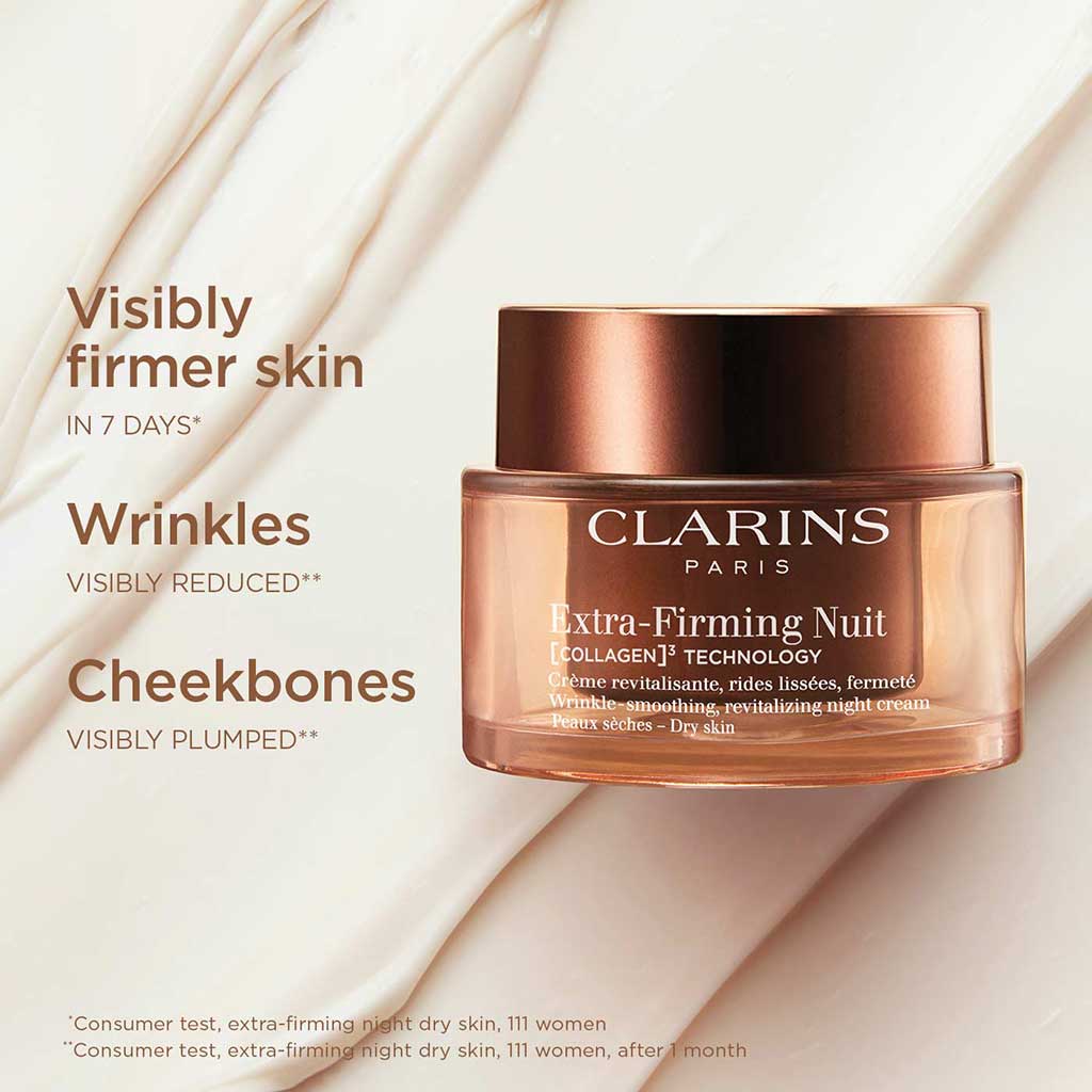 Clarins Extra Firming Dry Skin Face Night Cream 50ml - CLARINS - Duty Free