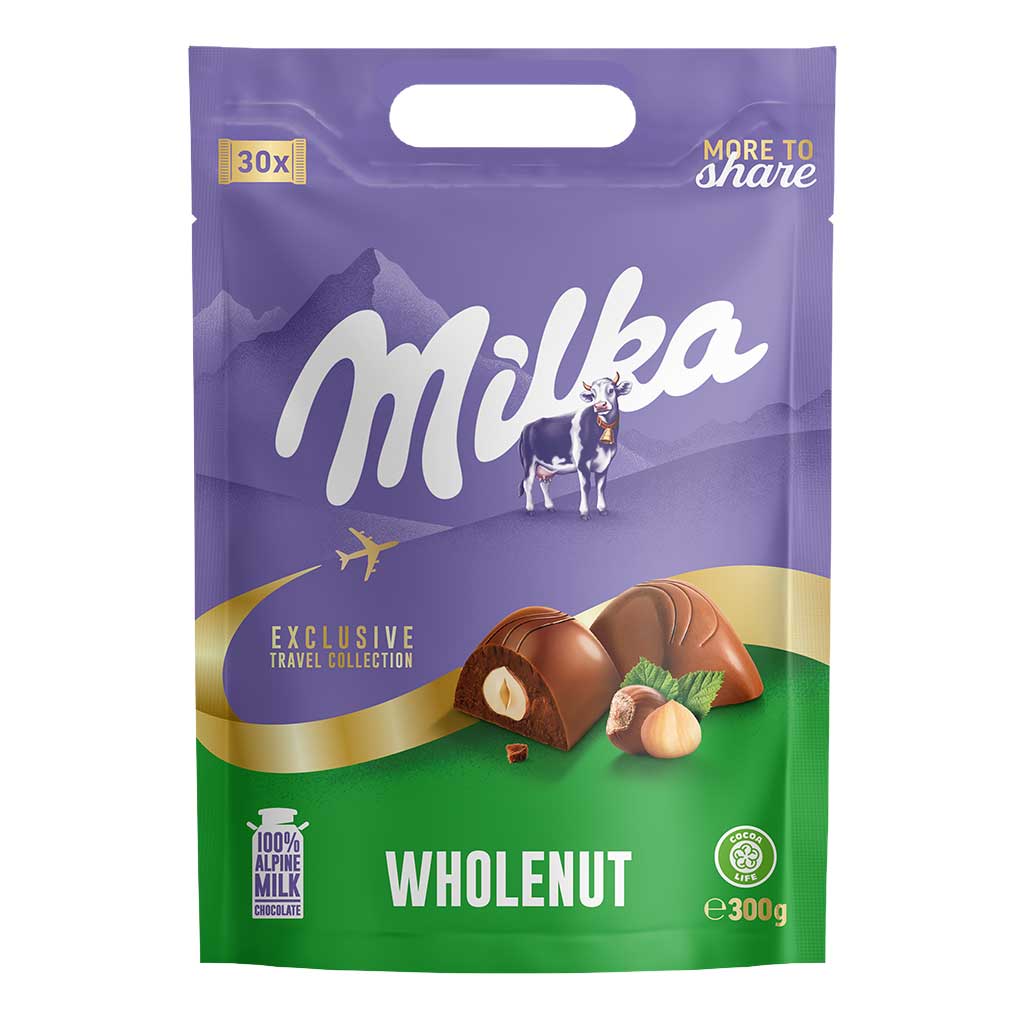 Milka Whole Nut Mini Wtr 300g - MILKA - Duty Free