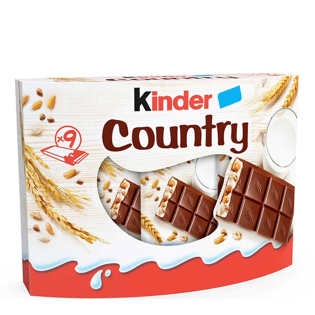 Kinder Country T9x18 211.5g - KINDER - Duty Free