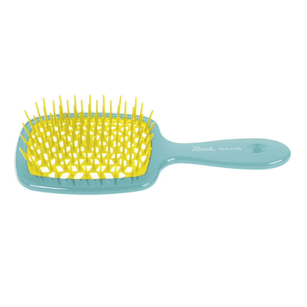Janeke Superbrush Turquiose W/yellow - JANEKE - Duty Free