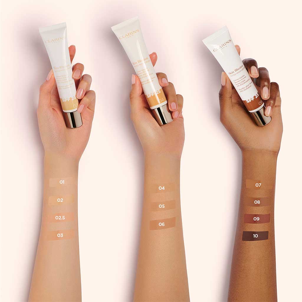 Clarins Skin Illusion Foundation Tinted Moisturizer Spf25 40ml - CLARINS - Duty Free