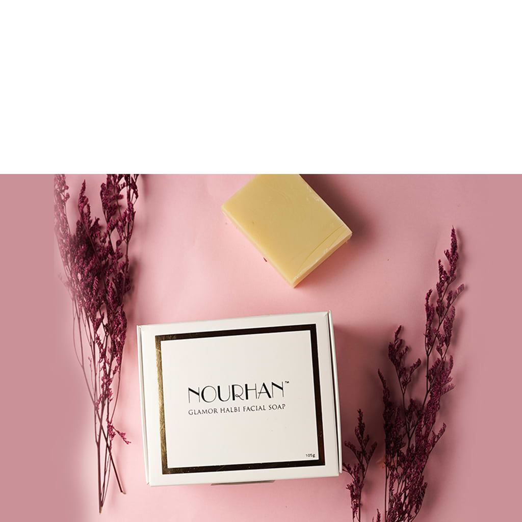 Nourhan Glamour Lightening Face Solid Soap 105g - NOURHAN - Duty Free