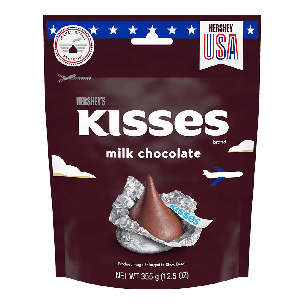 Hershey's Kisses Milk Chocolate 355g - HERSHEYS - Duty Free Hershey's Kisses Milk Chocolate 355g - HERSHEYS - Duty Free