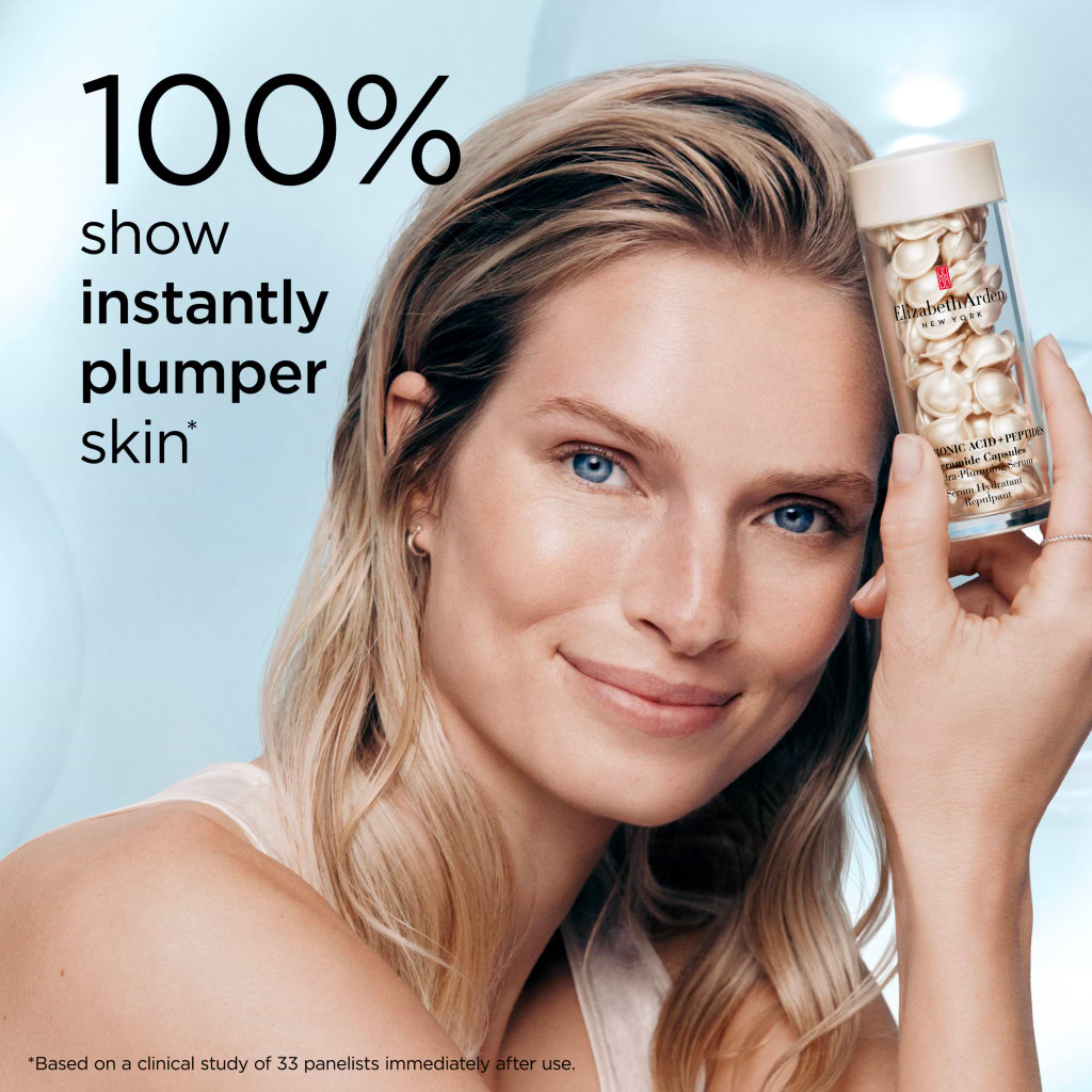 Elizabeth Arden Ceramide Hyaluronic Acid And Peptides Hydra Plumping Face Capsules 60unit - ELIZABETH ARDEN - Duty Free