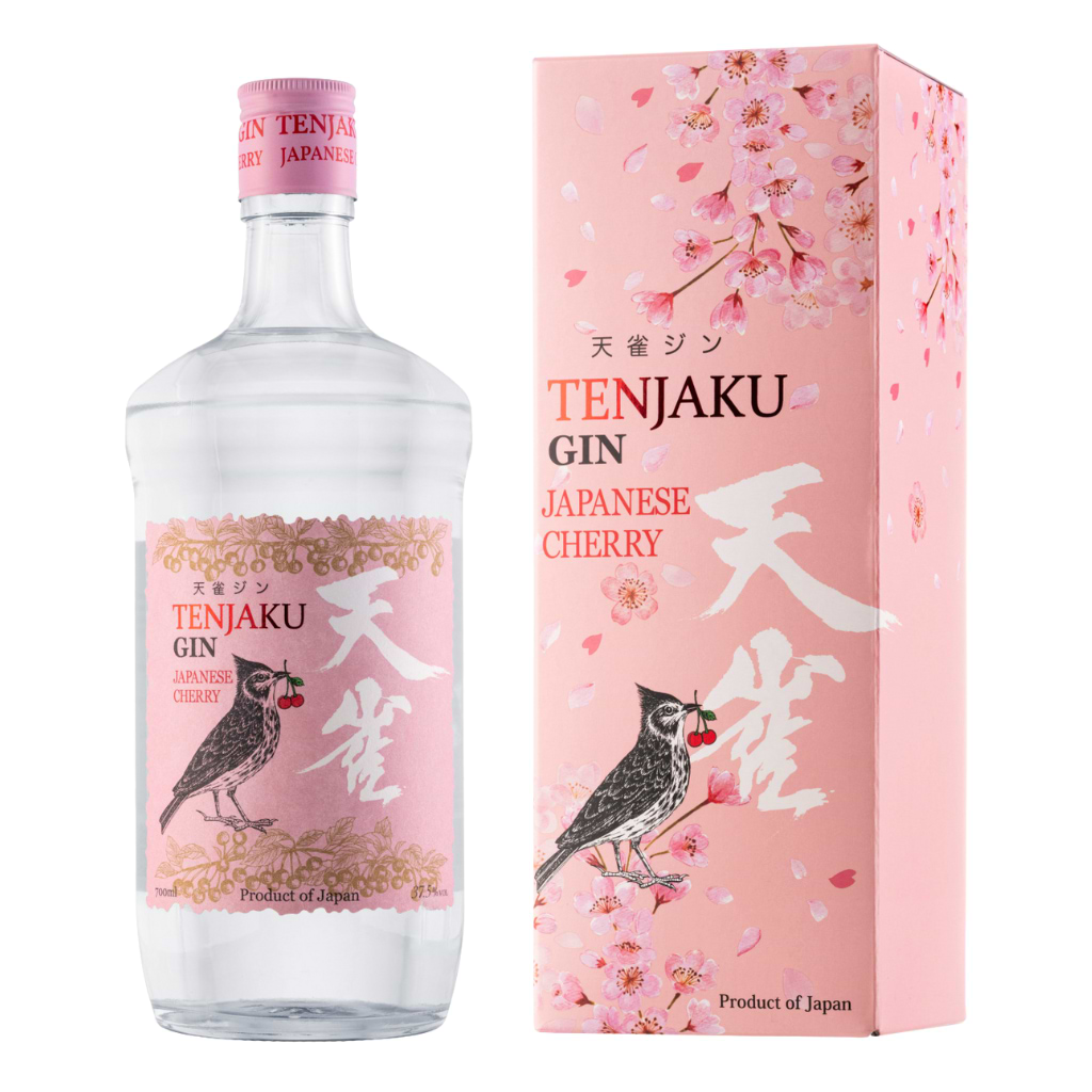 Tenjaku Gin Japanese Cherry 37.5% 700ml - TENJAKU - Duty Free
