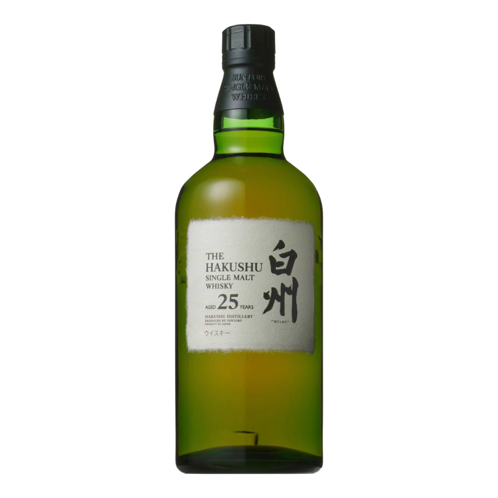 Hakushu 25y Japanese Single Malt Whisky 43% 700ml - HAKUSHU - Duty Free