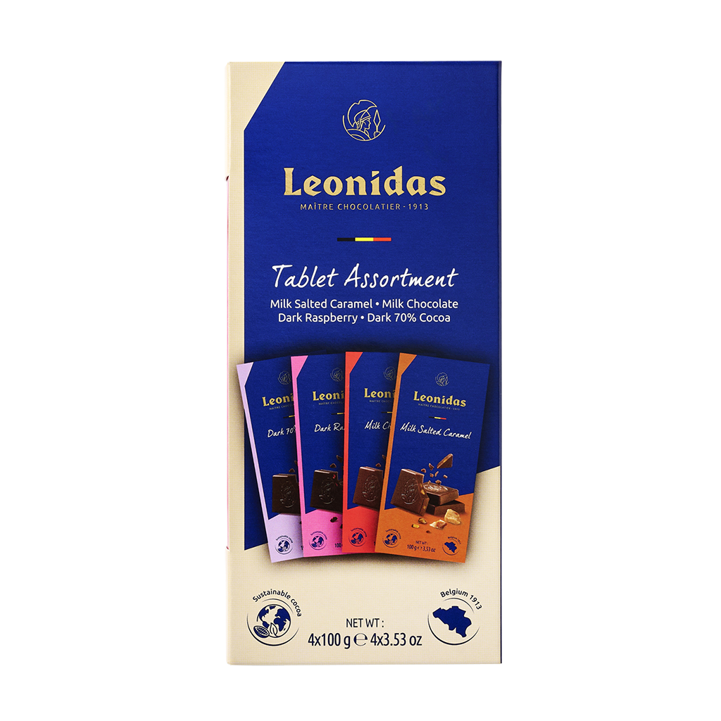 Leonidas Multipack Tablets 4X100g - LEONIDAS - Duty Free
