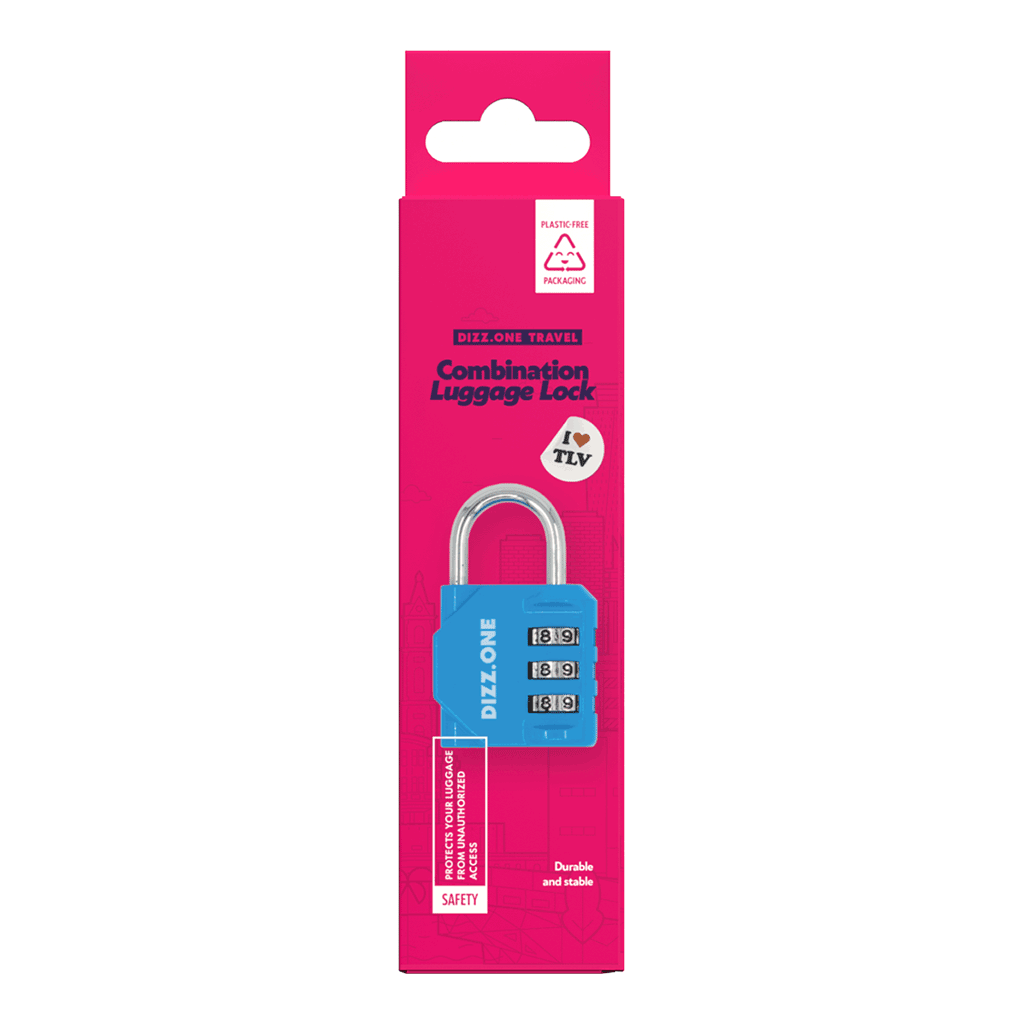 Dizz.one Compact Metal Combination Lock For Luggage And Bags - DIZZ.ONE - Duty Free