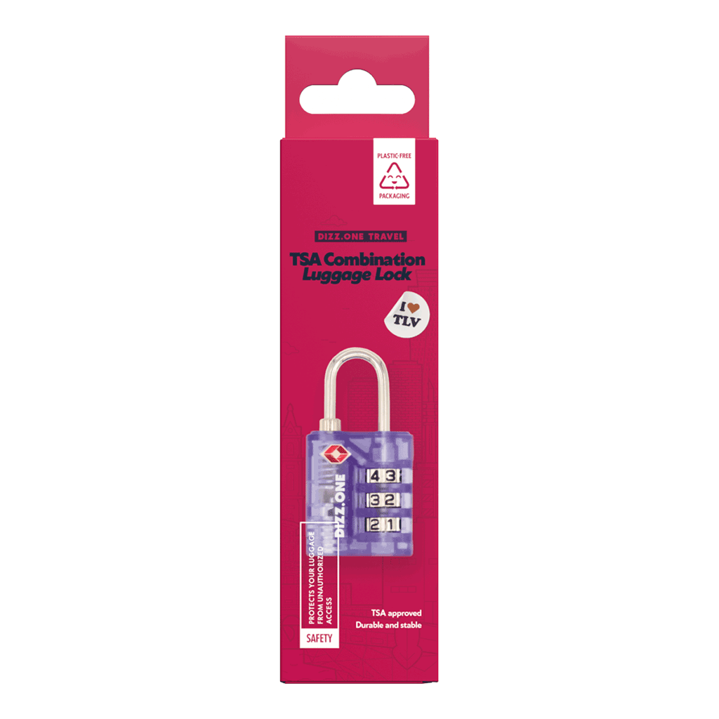 Dizz.one Tsa 3-digit Lock- Travel Combination Lock - DIZZ.ONE - Duty Free