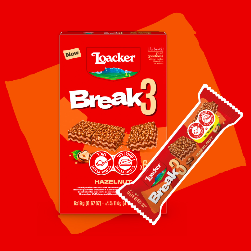 Loacker Break 3 Chocolate 6x19g - LOACKER - Duty Free