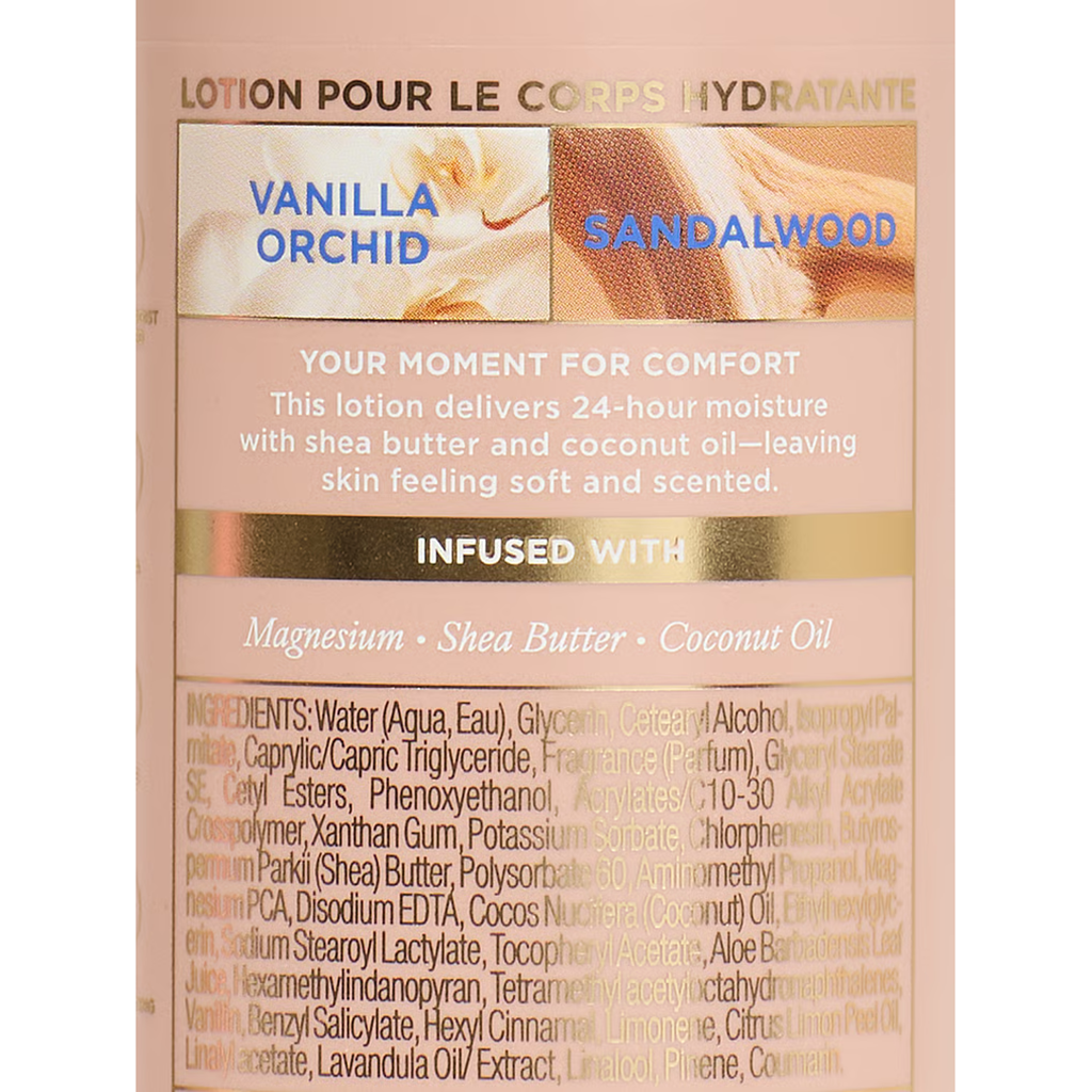 Victoria Secret Natural Beauty Vanilla Orchid Sandalwood Body Lotion 296ml - VICTORIA SECRET - Duty Free