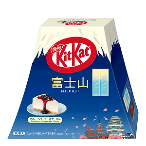 Kit Kat Fuji Blueb Cheese Cake Chocolate(10x11.6)116g - KIT KAT - Duty Free Kit Kat Fuji Blueb Cheese Cake Chocolate(10x11.6)116g - KIT KAT - Duty Free